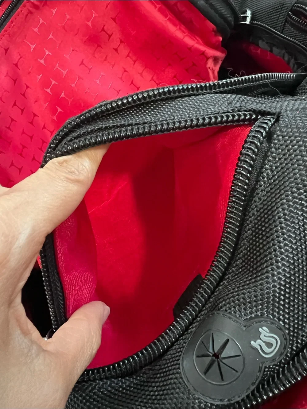 Black Travel & Tech Backpack for Men